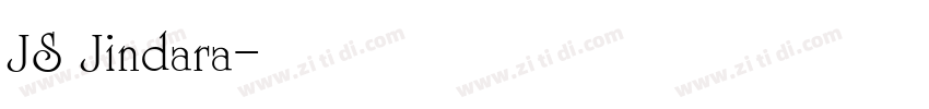 JS Jindara字体转换